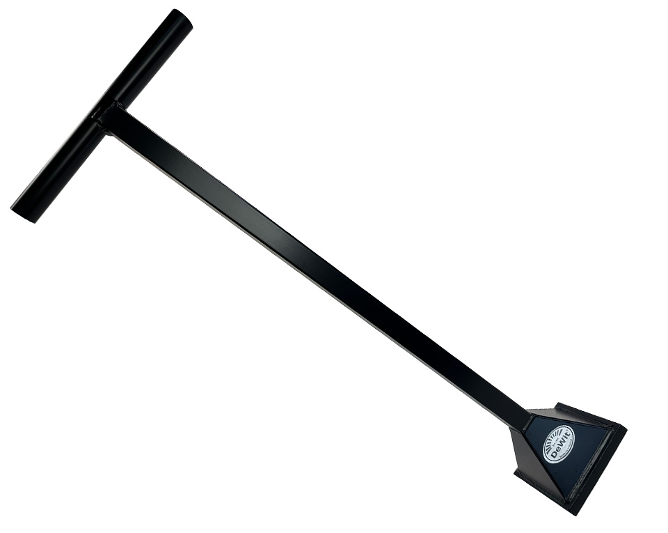 Paving rammer 160cm with round head and fiberglass handle